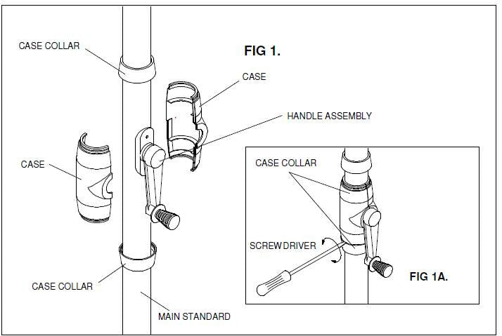How to replace a handle on a Hills Hoist with a plastic casing